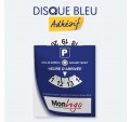 Disque de stationnement adhésif personnalisé 