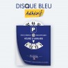 Disque de stationnement adhésif personnalisé 